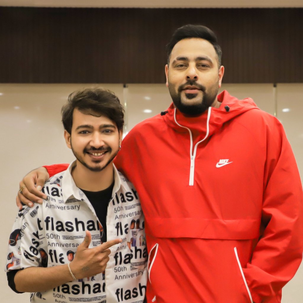 Vicky Patel with Badshah